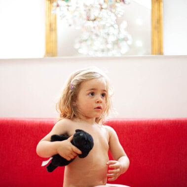 Fotografía de niños y familia en Alcalá de Henares