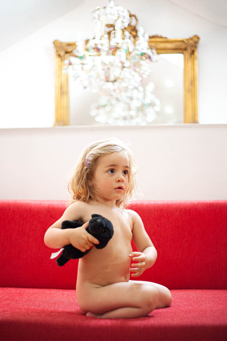 Fotografía de niños y familia en Alcalá de Henares