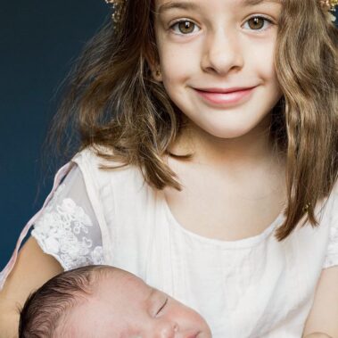 Fotografía de niños y familia en Alcalá de Henares