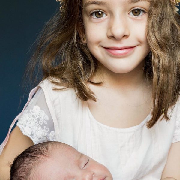 Fotografía de niños y familia en Alcalá de Henares